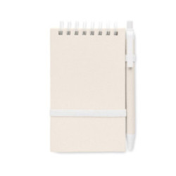 Bloc notes A6 en carton de lait recyclé