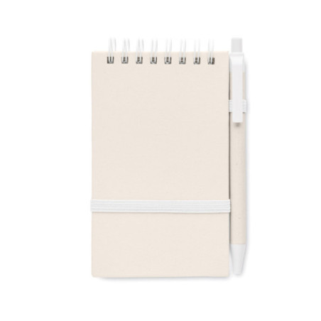 Bloc notes A6 en carton de lait recyclé