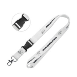 Tour de cou en coton bio avec boucle détachable marquage 1 couleur