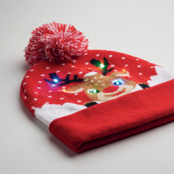 Bonnet de Noël avec LED