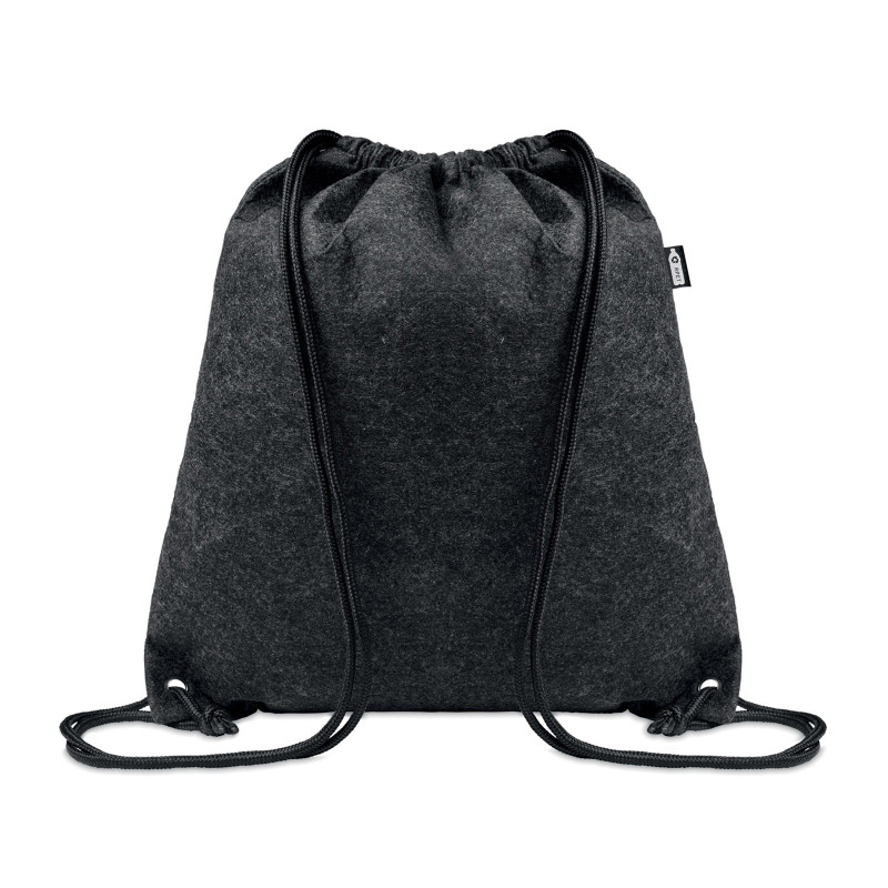 Sac à dos cordelettes en feutre rPET
