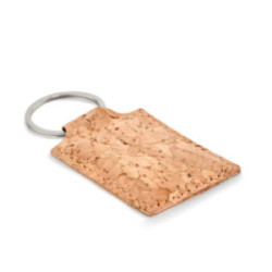 Porte-clés rectangle en liège