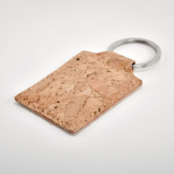 Porte-clés rectangle en liège