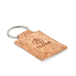 Porte-clés rectangle en liège
