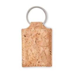 Porte-clés rectangle en liège