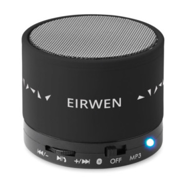 Enceinte Bluetooth® en ABS toucher gomme