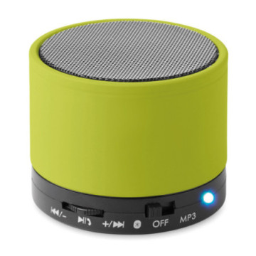 Enceinte Bluetooth® en ABS toucher gomme