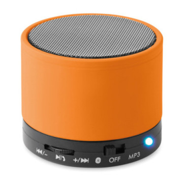 Enceinte Bluetooth® en ABS toucher gomme