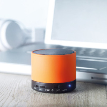Enceinte Bluetooth® en ABS toucher gomme