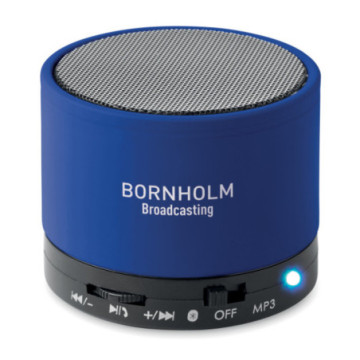 Enceinte Bluetooth® en ABS toucher gomme