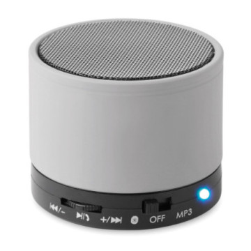 Enceinte Bluetooth® en ABS toucher gomme
