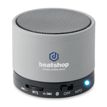Enceinte Bluetooth® en ABS toucher gomme