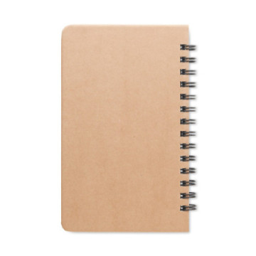 Carnet à spirales A5 avec graines