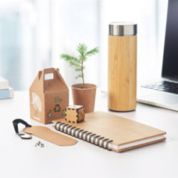 Carnet à spirales A5 avec graines