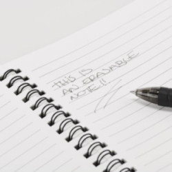 Carnet réutilisable à spirales A5