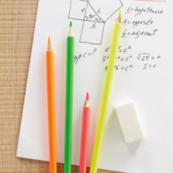 Crayons surligneurs en bois