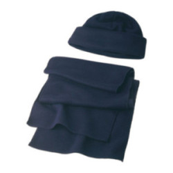 Bonnet et écharpe polaire