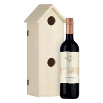 Coffret à vin en nichoir en bois