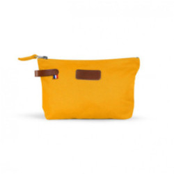 Pochette en coton biologique GOTS attributs cuir