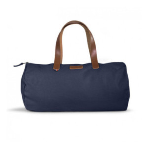 Sac polochon en coton biologique GOTS attributs cuir