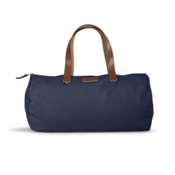 Sac polochon en coton biologique GOTS attributs cuir