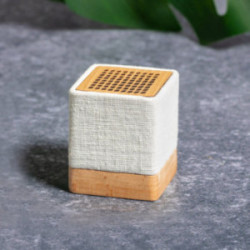 Enceinte Bluetooth® en chanvre et bois 3 W