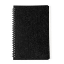 Carnet A5 à spirales avec couverture en paille de blé