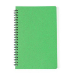 Carnet A5 à spirales avec couverture en paille de blé