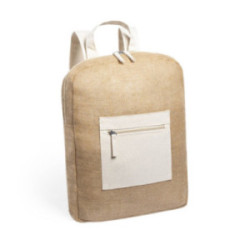 Sac à dos en jute et coton