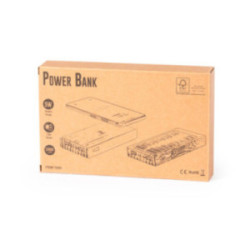 Batterie de secours solaire 10000 mAh en bambou FSC
