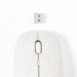 Souris optique sans fil en paille de blé