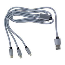 Câble de charge long 7,5W à entrée simple USB