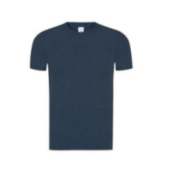 Tee-shirt mixte effet jean délavé