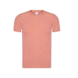Tee-shirt mixte effet jean délavé