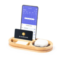 Organiseur en bambou et feutre rPET