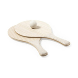 Raquettes en bois et paille de blé