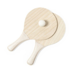 Raquettes en bois et paille de blé