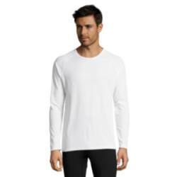 Tee-shirt homme Sol's® Sporty manches longues blanc