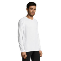 Tee-shirt homme Sol's® Sporty manches longues blanc