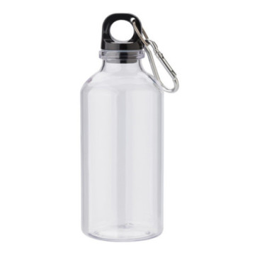 Bouteille transparente en rPET 400 mL