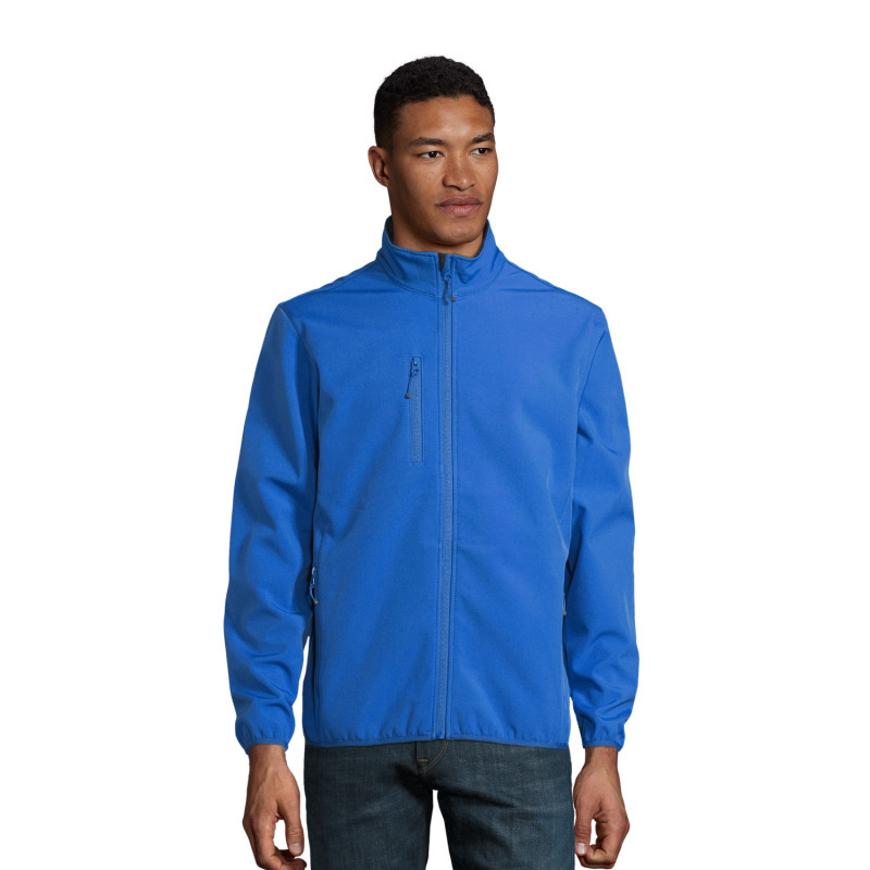 Veste softshell homme Sol's® Falcon en polyester recyclé