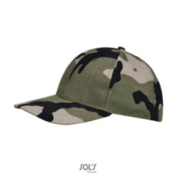 Casquette 6 pans Sol's® Buffalo camouflage