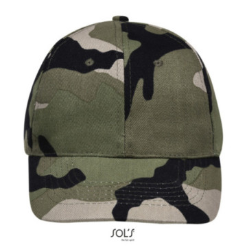 Casquette 6 pans Sol's® Buffalo camouflage