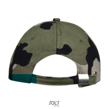 Casquette 6 pans Sol's® Buffalo camouflage