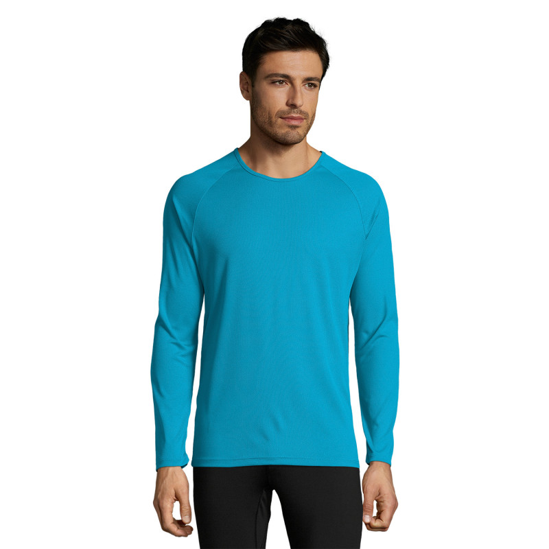 Tee-shirt homme Sol's® Sporty manches longues couleur
