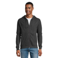Sweat-shirt mixte zippé à capuche Sol's® Stone couleur