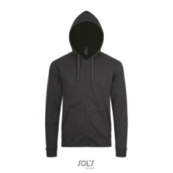 Sweat-shirt mixte zippé à capuche Sol's® Stone couleur