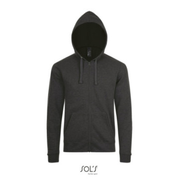Sweat-shirt zippé à capuche Sol's® Stone couleur