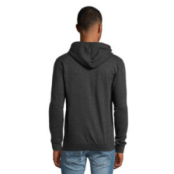 Sweat-shirt mixte zippé à capuche Sol's® Stone couleur