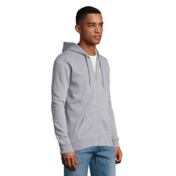 Sweat-shirt zippé à capuche Sol's® Stone couleur